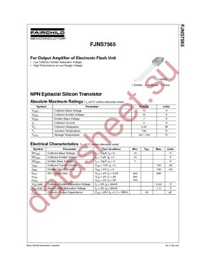 FJNS7565BU datasheet  